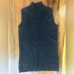 Rick Owens Mountain F/W 12 Mohair Cowl Neck Vest Sweater Size S